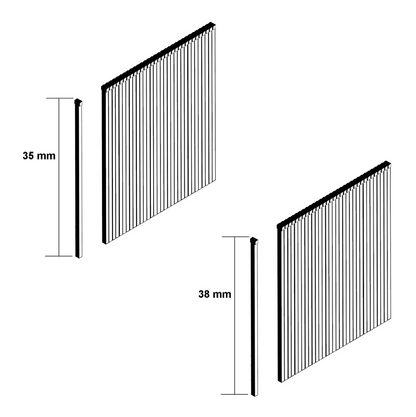 Makita AF 506 Druckluft Stauchkopfnagler 15-50mm 4,3-8,3bar + 10000x Stauchkopfnagel 35/38mm galvanisiert + Koffer - Toolbrothers