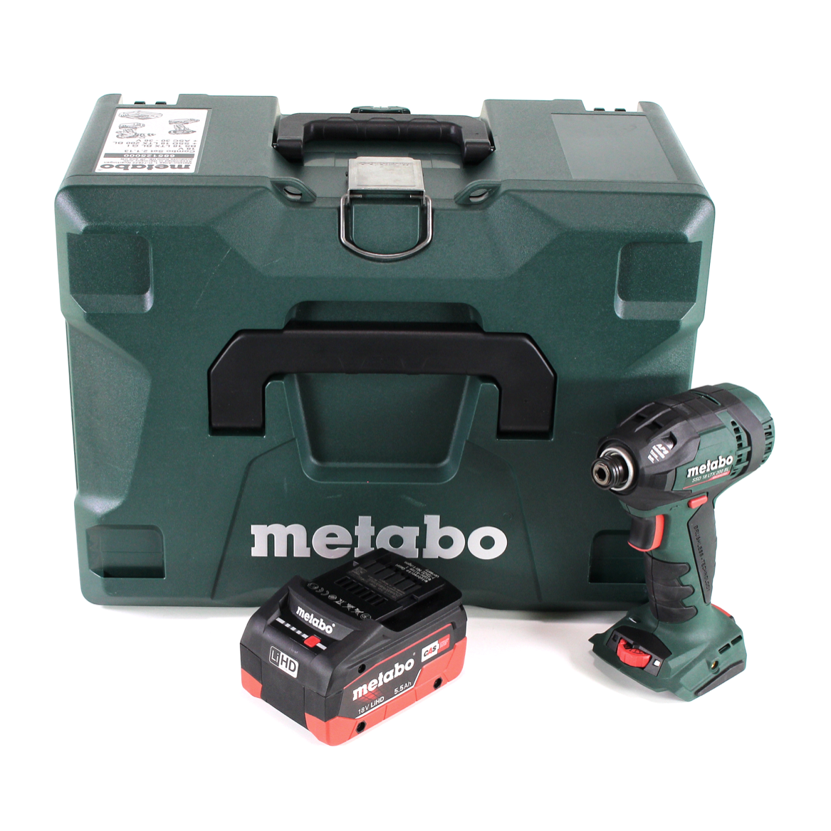 Metabo SSD 18 LTX 200 BL Akku Schlagschrauber 18V 200Nm 1/4" Brushless + 1x Akku 5,5Ah + MetaLoc  - ohne Ladegerät - Toolbrothers