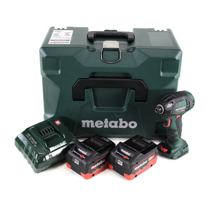 Metabo SSD 18 LTX 200 BL Akku Schlagschrauber 18V 200Nm 1/4" Brushless + 2x Akku 5,5Ah + Ladegerät + MetaLoc - Toolbrothers