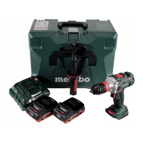 Metabo BS 18 LTX BL Q I Akku Bohrschrauber 18V 120Nm Brushless + 2x Akku 4,0Ah + Ladegerät + MetaLoc - Toolbrothers