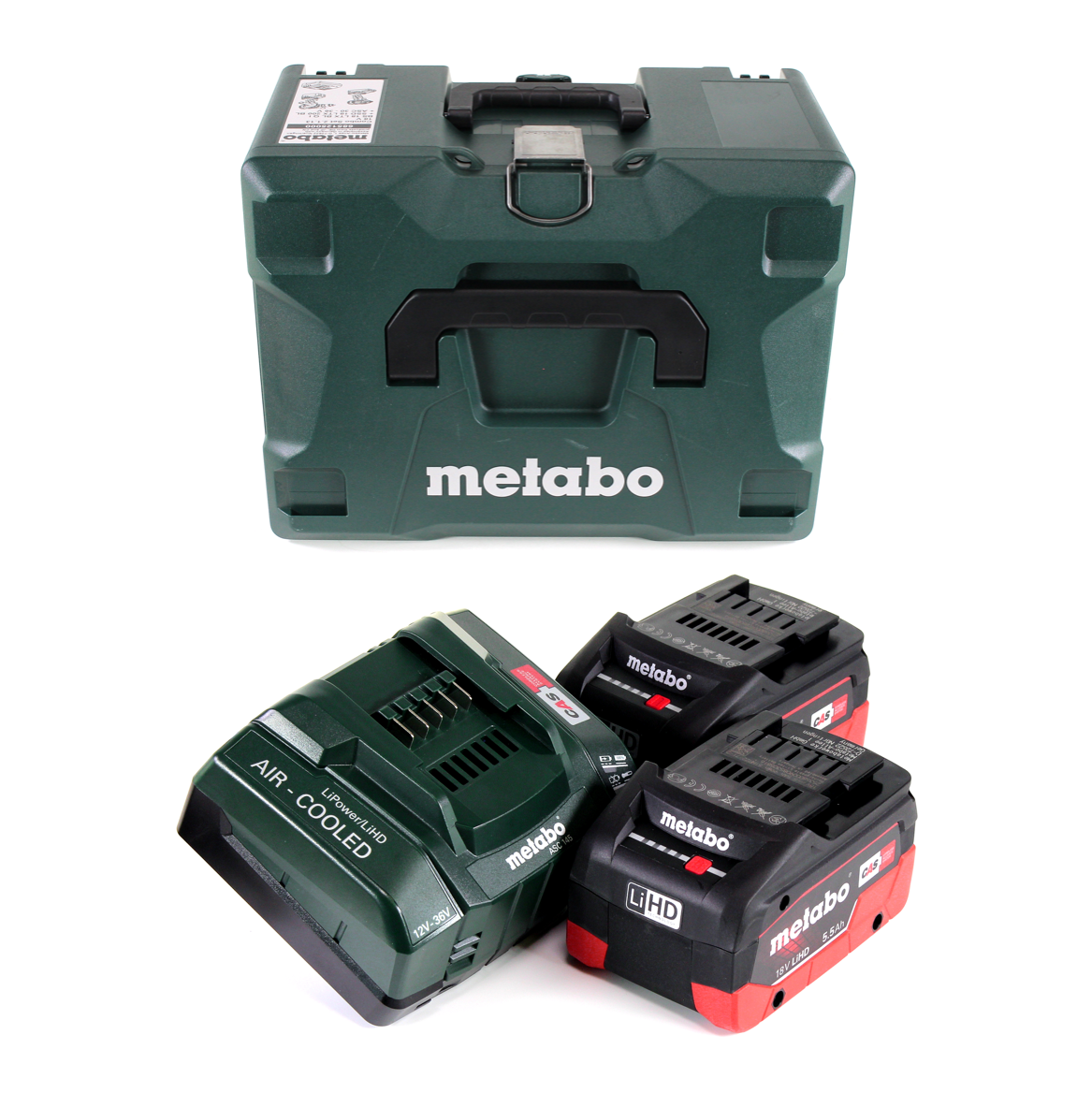 Metabo COMBO SET 2.1.13 18 V BL LIHD BS 18 LTX BL Q I Akku Bohrschrauber + SSD 18 LTX 200 BL Akku Schlagschrauber 18V Brushless + 2x Akku 5,5Ah + Ladegerät + MetaLoc ( 685125000 ) - Toolbrothers