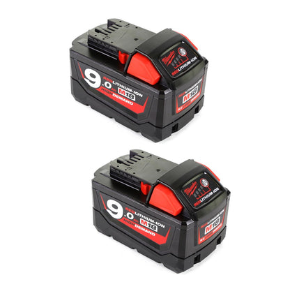 Milwaukee Akku Starter 18V Set mit 2x M18 B9 Akku 9,0Ah - Toolbrothers