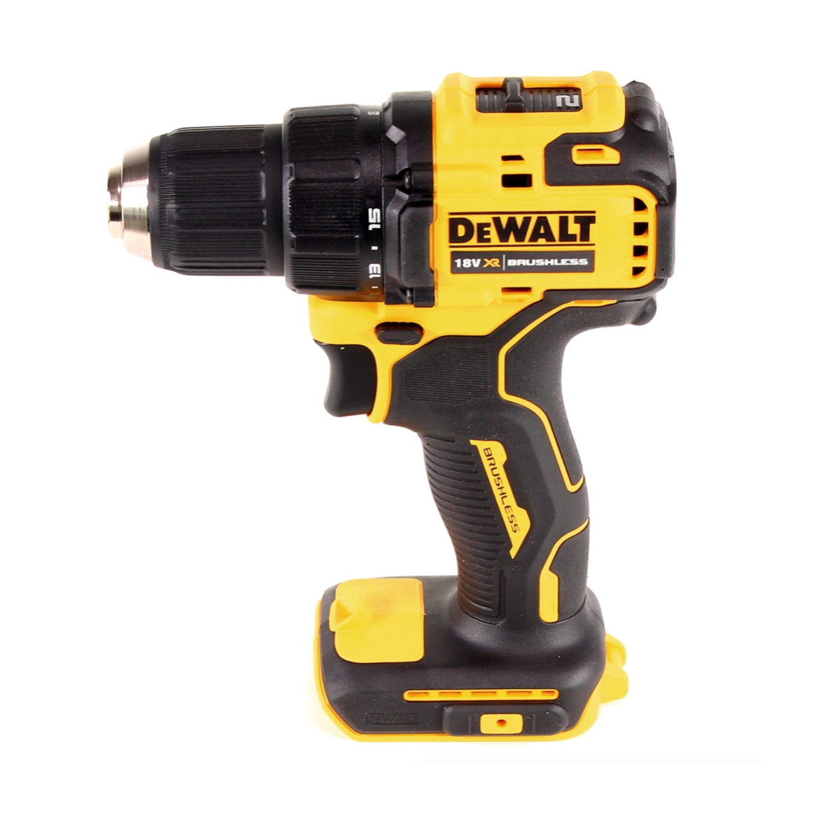 DeWalt DCD 708 D1T Akku Bohrschrauber 18V 65Nm Brushless + 1x Akku 2,0Ah + Ladegerät + Bit-Set 32-tlg. + TSTAK - Toolbrothers