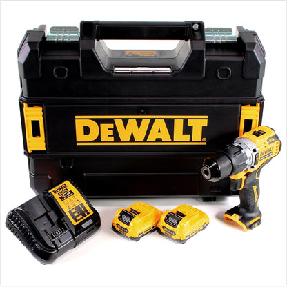 DeWalt DCD 706 D2 Akku Schlagbohrschrauber 12V 57,5Nm Brushless + 2x Akku 2,0Ah + Ladegerät + TSTAK - Toolbrothers