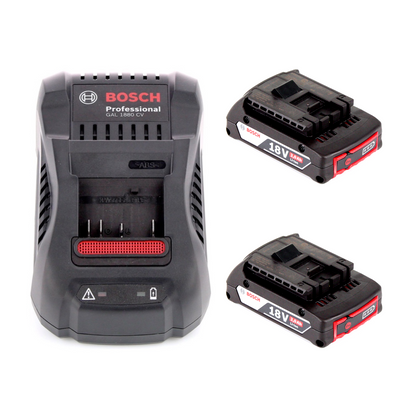 Bosch GWS 18-125 V-LI Akku Winkelschleifer 18V 125mm + 2x Akku 2,0Ah + Ladegerät + L-Boxx - Toolbrothers