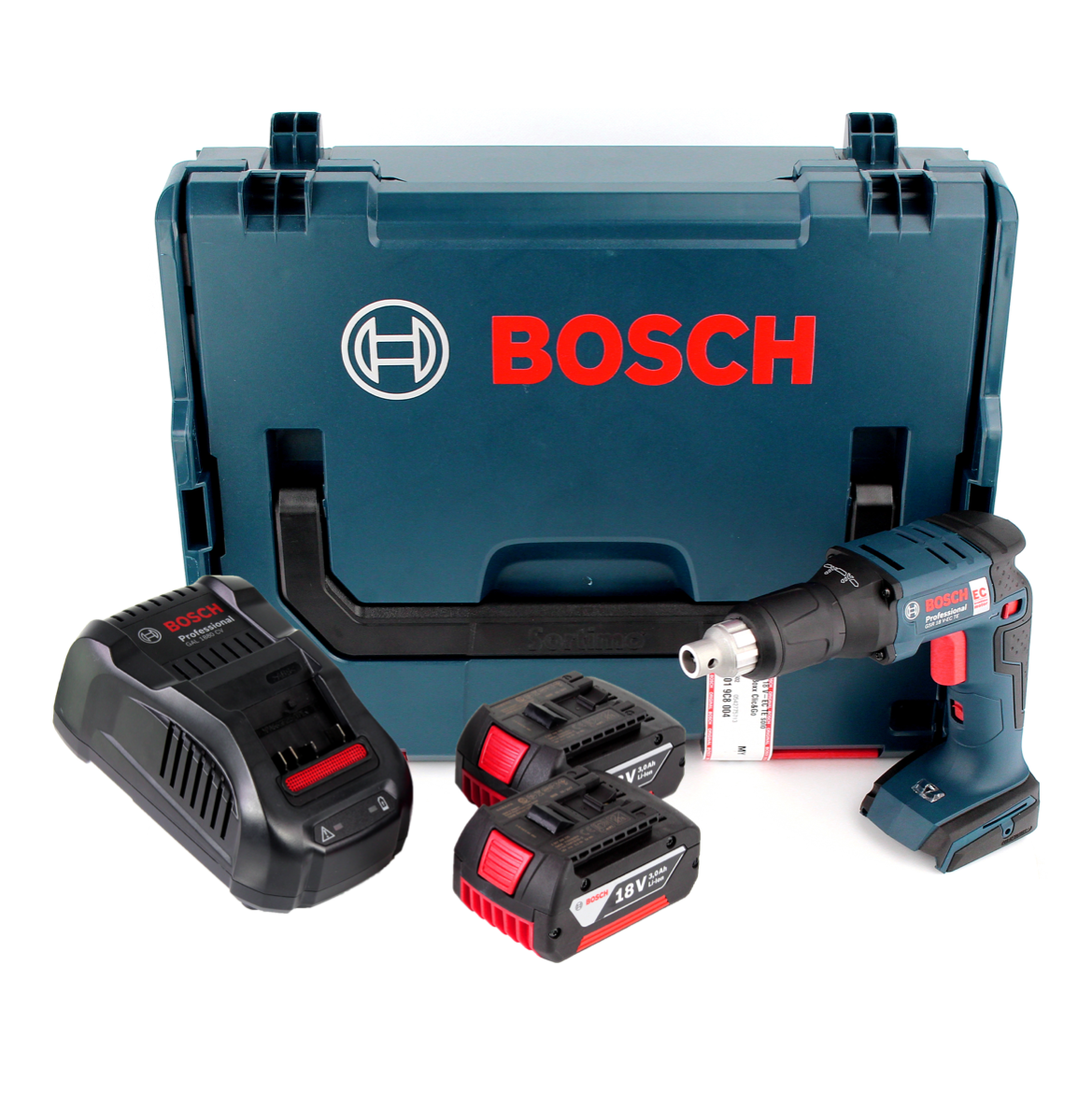 Bosch GSR 18 V-EC TE Akku Trockenbohrschrauber 18V 25Nm Brushless + 2x Akku 3,0Ah + Ladegerät + L-Boxx - Toolbrothers