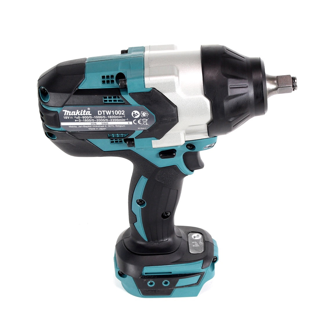 Makita DTW 1002 STX Akku Schlagschrauber 1/2“ 18V 1000Nm Brushless + 1x Akku 5,0Ah + Ladegerät + 9tlg. Steckschlüssel Set + Makbox - Toolbrothers