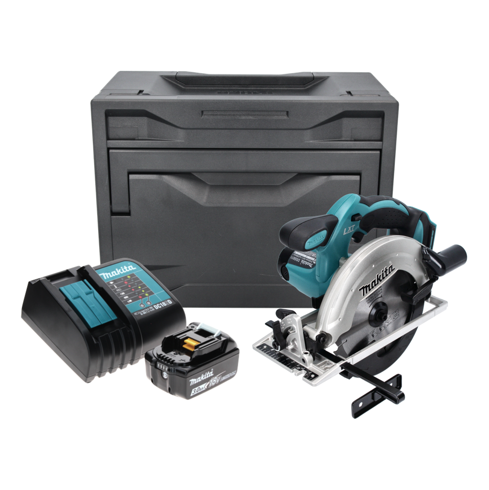 Makita DSS 611 SF1X Akku Handkreissäge 18 V 165 mm + 1x Akku 3,0 Ah + Ladegerät + Makbox - Toolbrothers