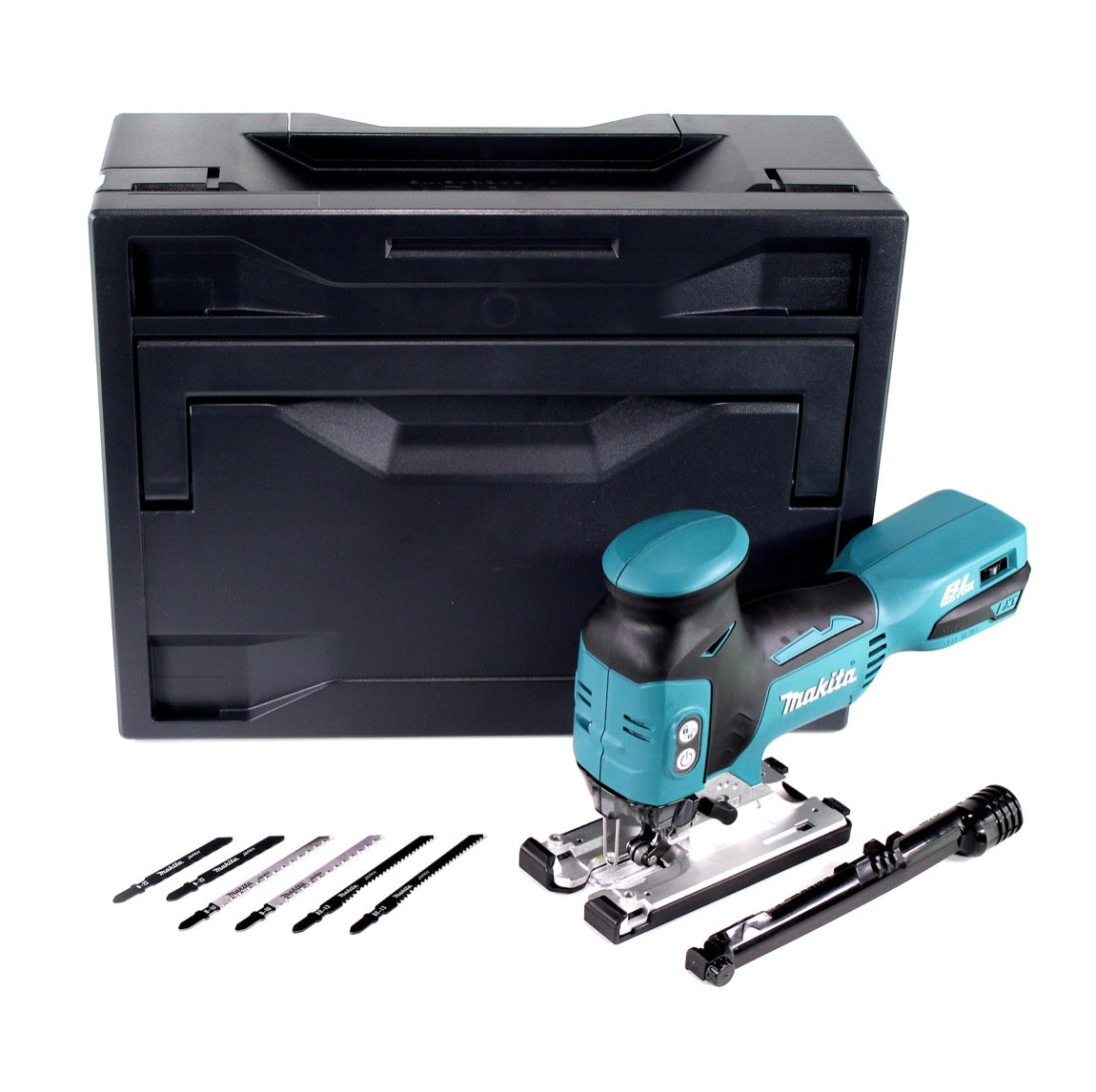 Makita DJV 181 ZX Akku Pendelhubstichsäge 18V Brushless + 6x Holzsägeblätter + Makbox - ohne Akku, ohne Ladegerät - Toolbrothers