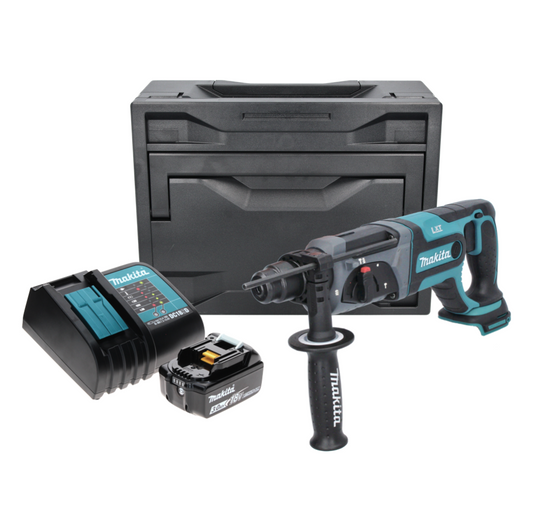 Makita DHR 241 SF1X Akku Bohrhammer 18 V 2,0 J SDS plus + 1x Akku 3,0 Ah + Ladegerät + Makbox - Toolbrothers