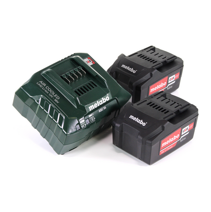 Metabo Akku Basis Set 18V mit 2x Akku 5,2Ah ( 625592000 ) + Ladegerät ASC 55 ( 627044000 ) - Toolbrothers