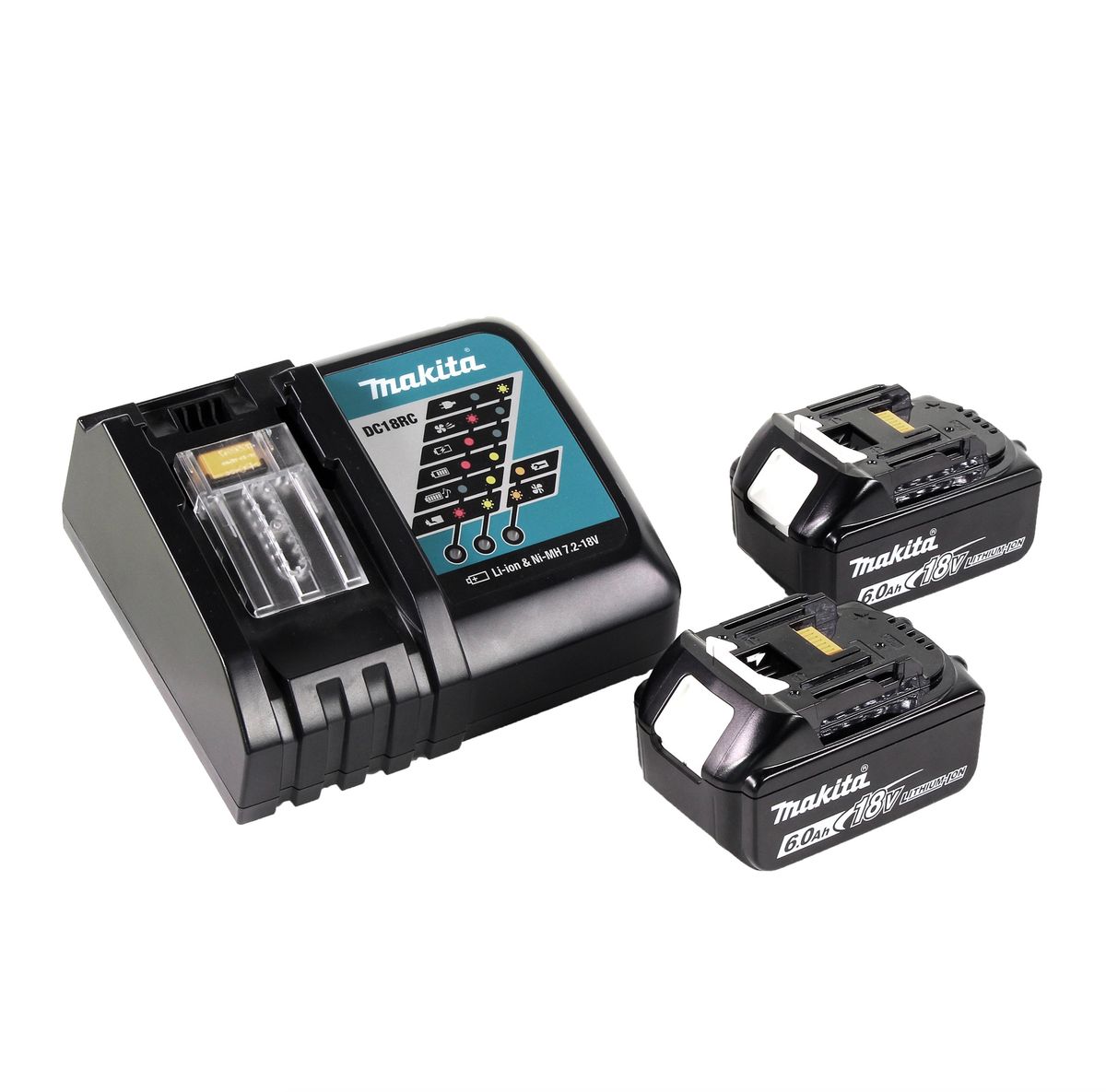 Makita DFR 750 RGE Akku Magazinschrauber 18 V 45-75mm + 2x Akku 6,0Ah + Ladegerät + Koffer - Toolbrothers