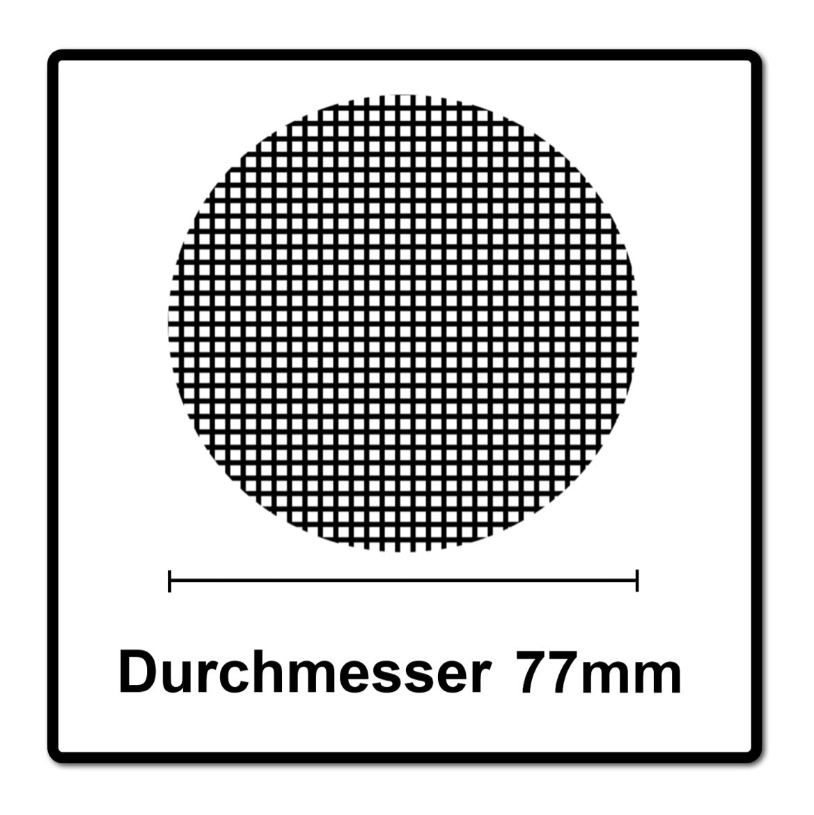 Mirka ABRANET Schleifscheiben Grip Ø 77mm Durchmesser P80 50 Stk. ( 5420305080 ) - Toolbrothers