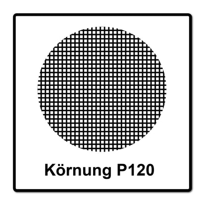 Mirka ABRANET Schleifscheiben Grip Ø 77mm Durchmesser P120 50 Stk. ( 5420305012 ) - Toolbrothers