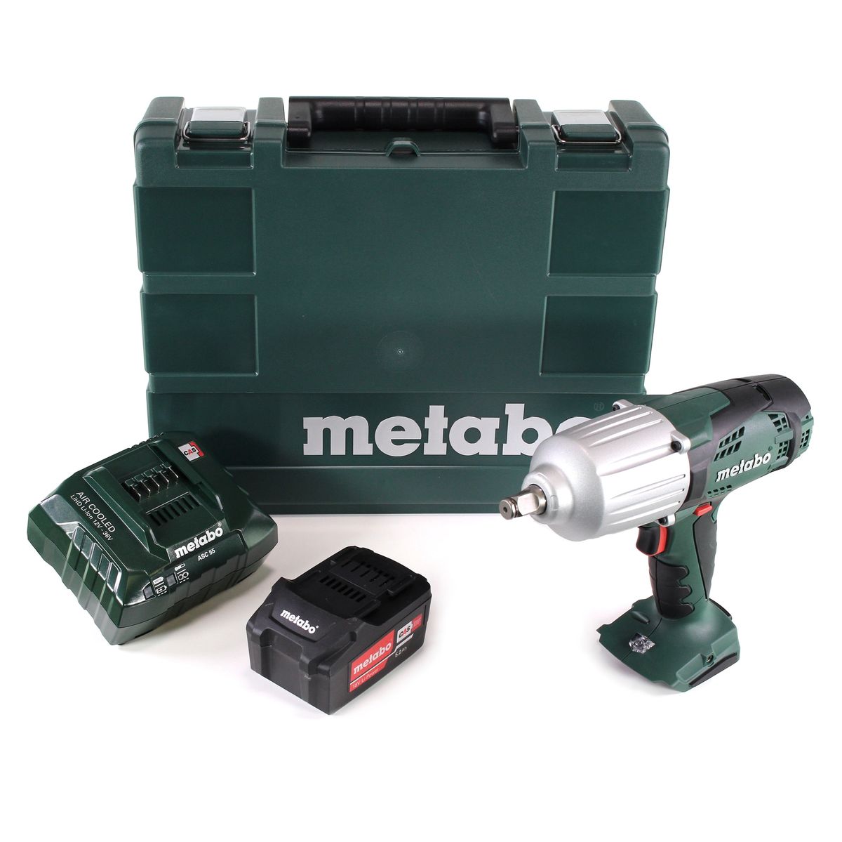 Metabo SSW 18 LTX 600 Akku Schlagschrauber 18V 600Nm 1/2" + 1x Akku 5,2Ah + Ladegerät + Koffer - Toolbrothers