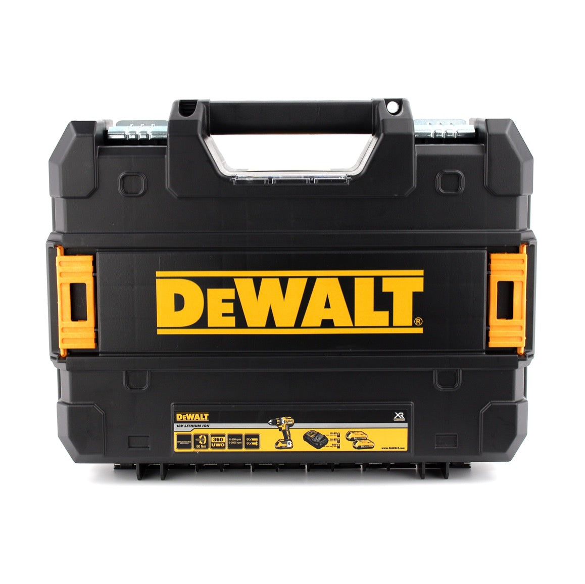 Clé à chocs sans fil DeWalt DCF 887 L1 18V 205Nm 1/4" sans balais + jeu de 19 forets + 1x batterie 3,0Ah + chargeur rapide + TSTAK