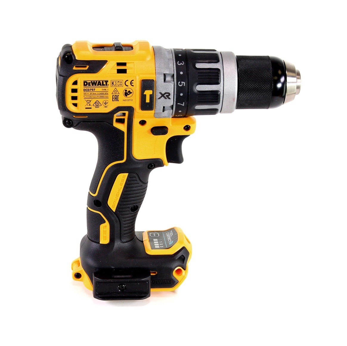 Dewalt DCD 797 N Akku Schlagbohrschrauber 18V Brushless Solo - ohne Akku, ohne Ladegerät