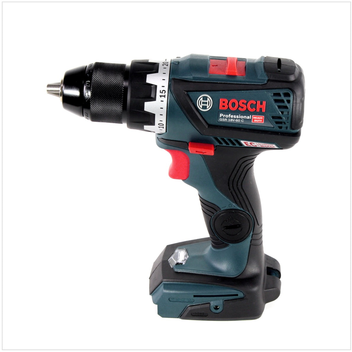 Bosch GSR 18V-60 C Akku Bohrschrauber 18V 60Nm Brushless + L-Boxx ( 06019G1103 ) + 1x 3,0Ah Akku + Ladegerät