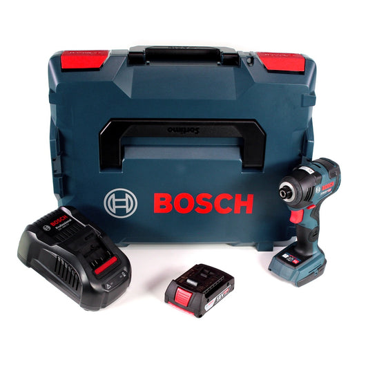 Bosch GDR 18V-160 Akku Drehschlagschrauber 18V 160Nm +1x Akku 2,0Ah + Ladegerät + L-Boxx