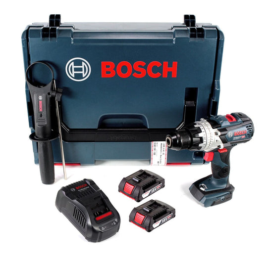 Bosch GSB 18V-85 C Akku Schlagbohrschrauber 18V 85Nm 1/2" Brushless + 2x Akku 2,0Ah + Ladegerät + L-Boxx