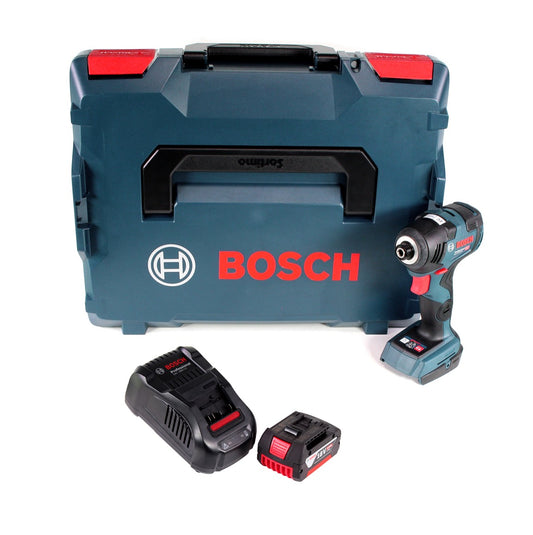 Clé à chocs rotative sans fil Bosch GDR 18V-160 18V 160Nm + 1x batterie 5,0Ah + chargeur + L-Boxx