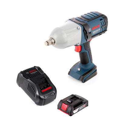 Bosch GDS 18 V-LI HT Akku Drehschlagschrauber 18V 650 Nm 1/2" + 1x Akku 2,0Ah + Ladegerät