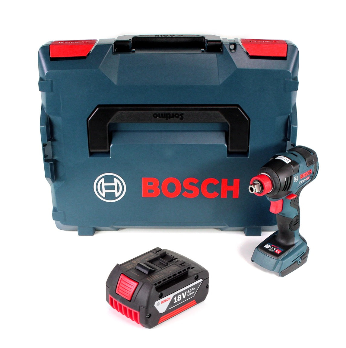 Bosch GDX 18 V-200 C Professional 18 V Brushless Visseuse à chocs sans fil + Boîtier L-Boxx - sans Batterie, ni Chargeur