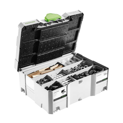 Festool Domino Verbinder Sortiment KV-SYS D8 für Dübelfräsen ( 203170 ) + Passender  Fräser ( 493492 ) + SYSTAINER - Toolbrothers