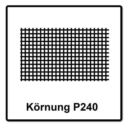 Mirka ABRANET Schleifstreifen Grip 93x180mm P240 100 Stk. ( 2x 5412805025 )