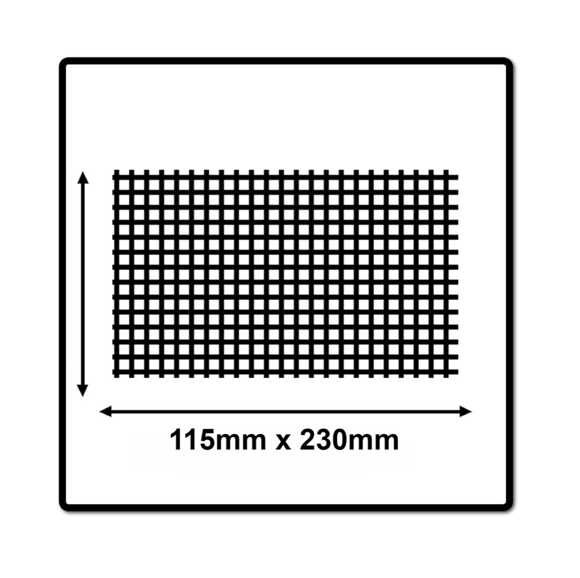 Mirka ABRANET Bandes abrasives 115 x 230mm, P400 - 200 pcs. (4x 541120504)