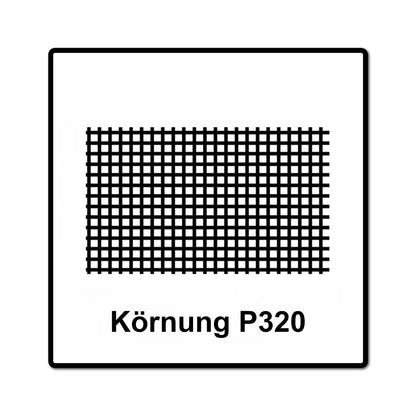 Mirka ABRANET 81x133mm Grip P320, 100Stk. ( 2x 5417805032 )