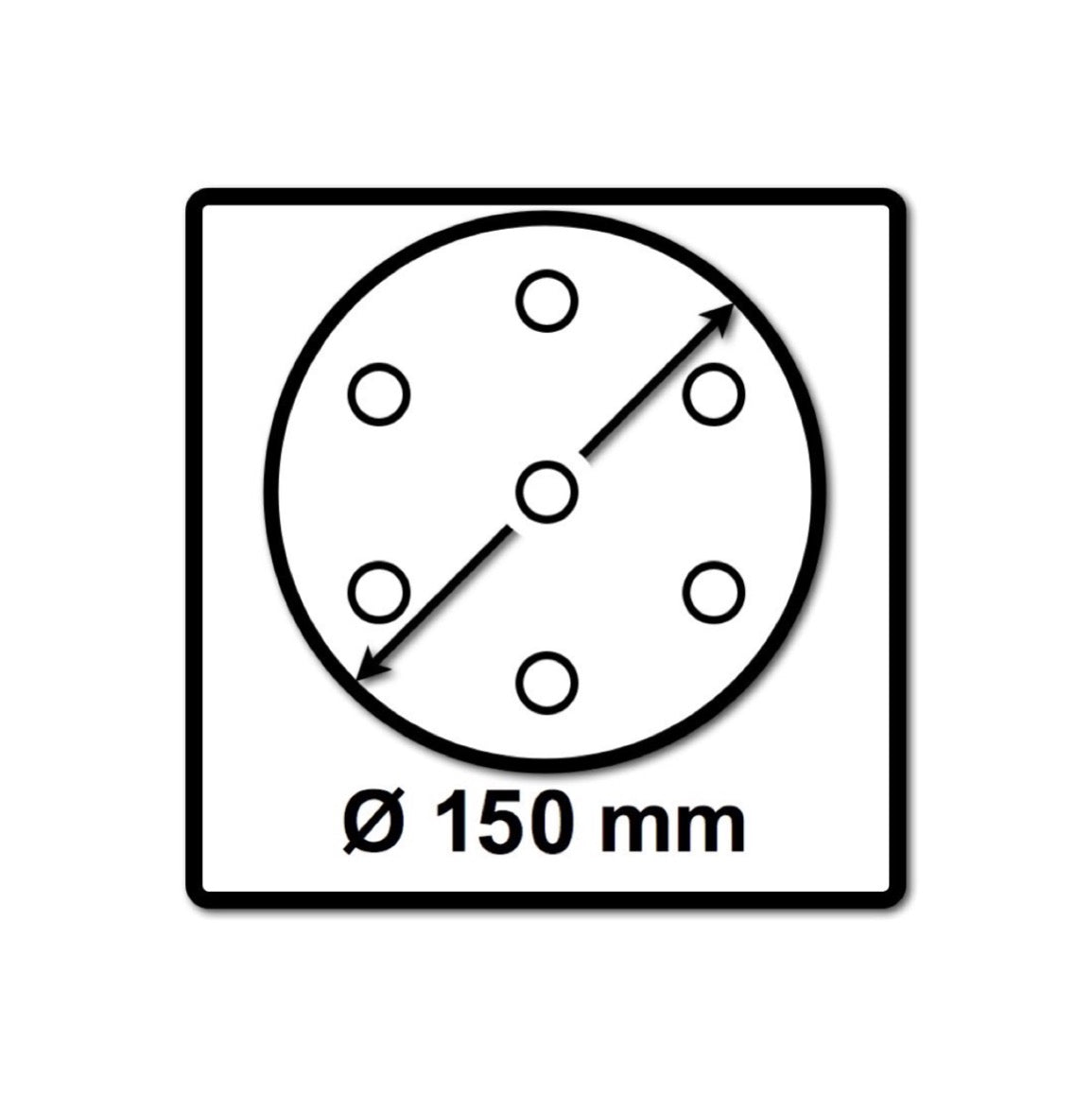 Mirka ABRANET Feuilles abrasives 150mm P360 - 200 pièces. ( 4x 5424105037 )