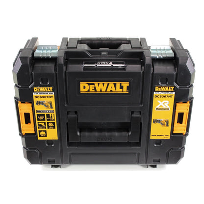 DeWalt DCS 367 NT Akku Reciprosäge Säbelsäge 18V Brushless Solo + Säbelsägeblatt S1155CHM + TSTAK - ohne Akku, ohne Ladegerät