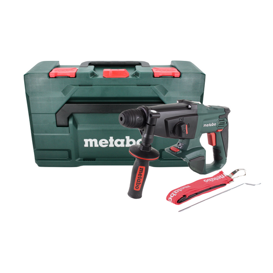 Metabo KHA 18 LTX Akku Kombihammer 18V 2,2J SDS Plus + metaBOX - ohne Akku, ohne Ladegerät ( 600210840 )