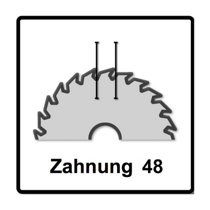 Bosch Kreissägeblatt Expert for Wood 250 x 1,6 x 30 mm 48 Zähne für Holz ( 2x 2608644523 )