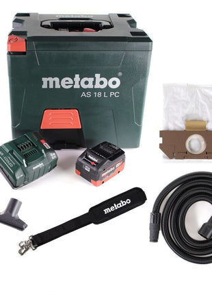 Metabo AS 18 L PC Akku Sauger 18V 7,5L ( 602021850 ) + 1x Akku LIHD 5,5Ah + Ladegerät - Toolbrothers