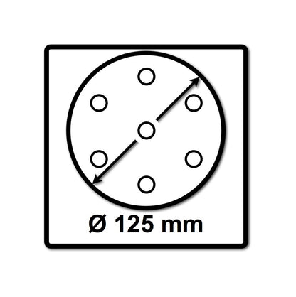 Mirka ABRANET 125 mm Grip P400, 200 pièces. (4x5423205041)