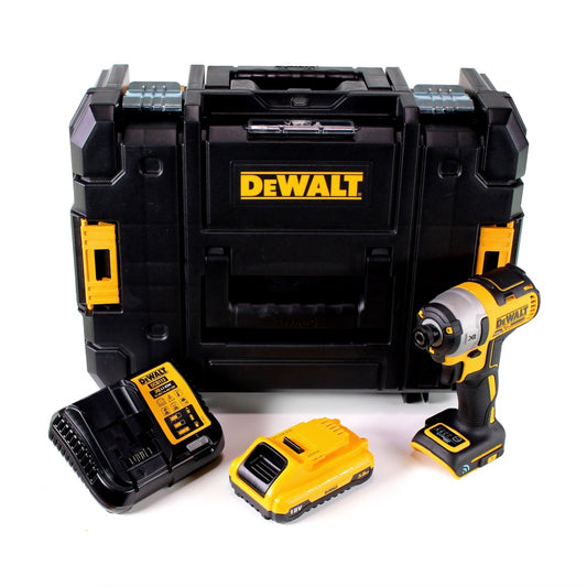 Clé à chocs sans fil DeWalt DCF 888 L1 18V 205Nm sans balais + 1x batterie 3,0Ah + chargeur + TSTAK