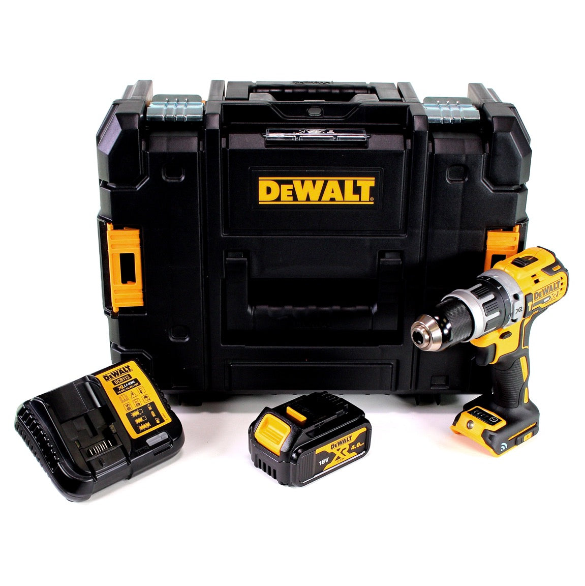 Perceuse à percussion sans fil Dewalt DCD 797 M1 18V sans balais + 1x batterie 4,0Ah + chargeur + TSTAK