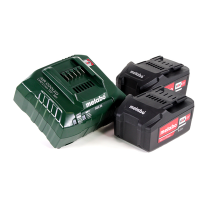 Marteau combiné à batterie Metabo KHA 18 LTX 18V 2,2J SDS Plus + 2x batterie 5,2 Ah + chargeur + métaBOX