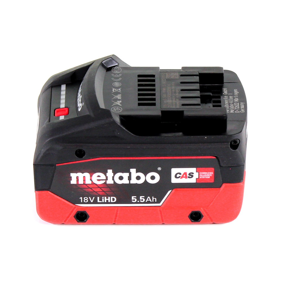 Metabo KHA 18 LTX Perforateur-Burineur sans fil 2,2 J SDS Plus 18V + 1x Batterie 5,5 Ah + Coffret metaBOX - sans chargeur