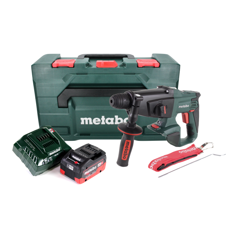 Metabo KHA 18 LTX Perforateur sans fil 2,2J 18 V SDS Plus + 1x Batterie 5,5 Ah + Chargeur + Coffret metaBOX