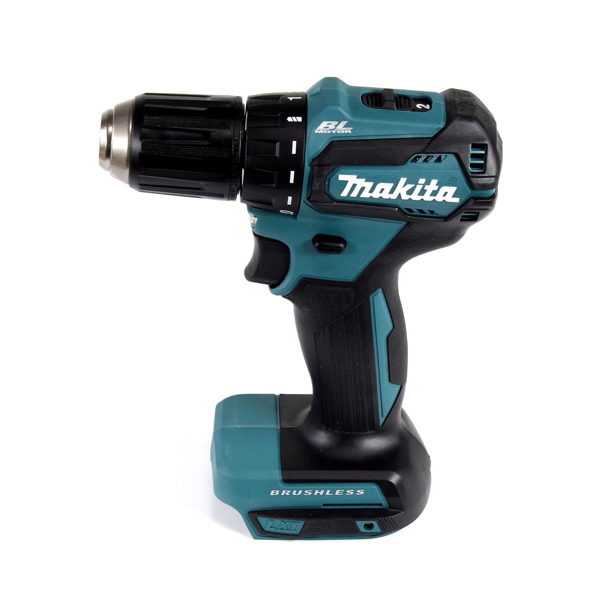 Makita DDF 483 SFX4 perceuse-visseuse sans fil 18 V 40 Nm sans balais + 1x batterie 3,0 Ah + chargeur + 70 pièces. Coffret forets + coffret