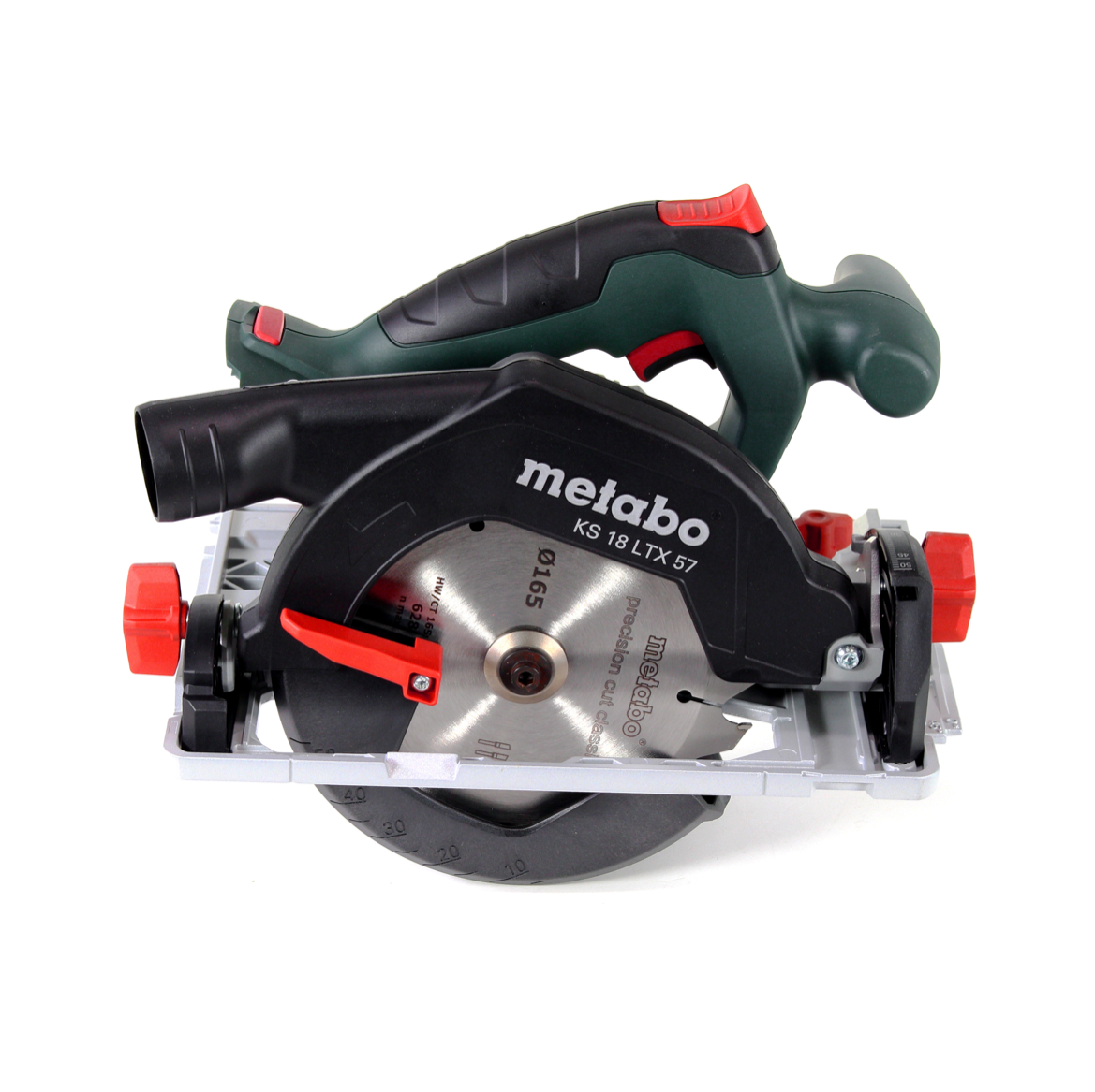 Metabo KS 18 LTX 57 Akku Handkreissäge 18V 165x20mm + 1x Akku 5,2 Ah + Ladegerät + MetaLoc