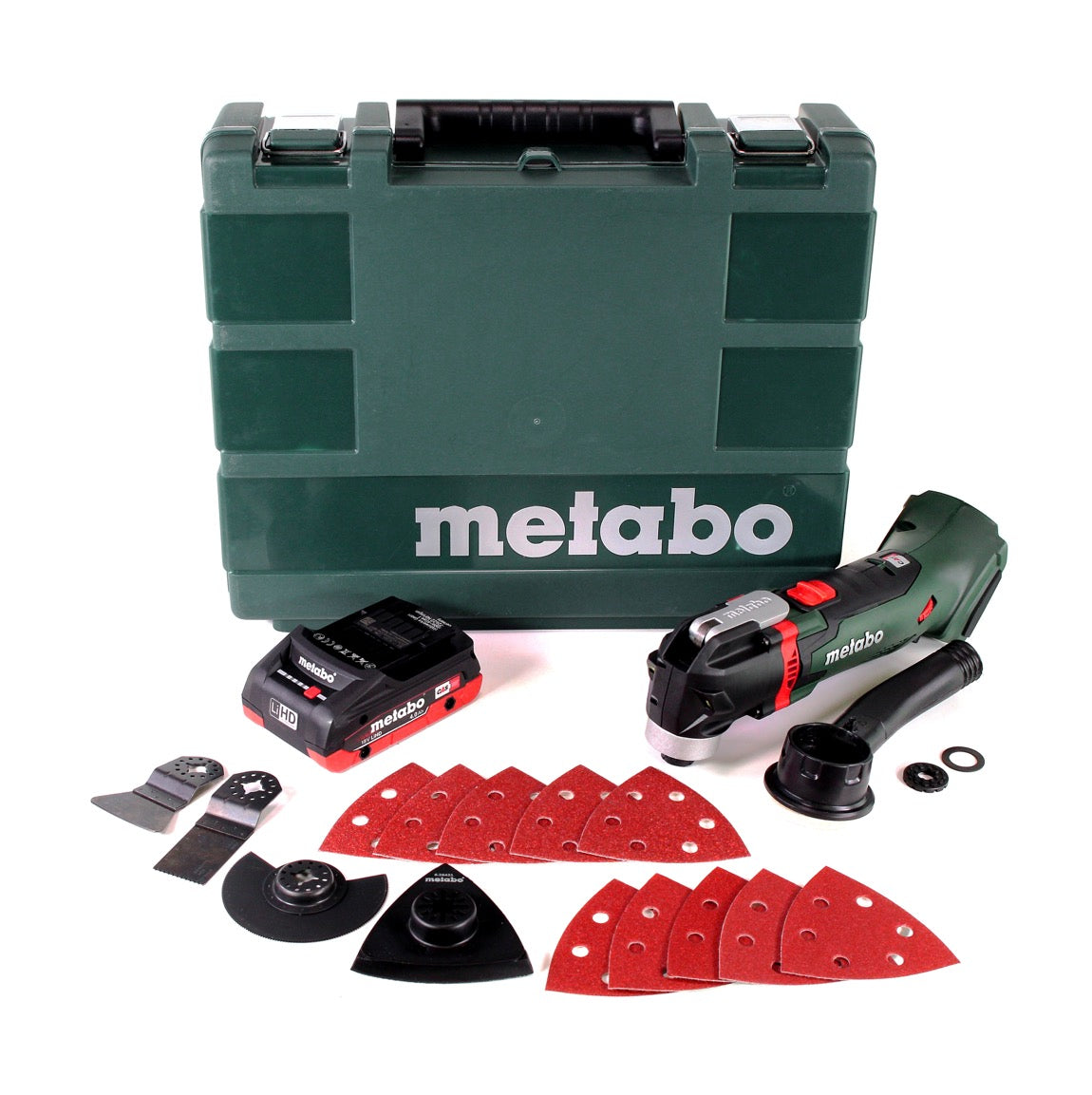 Metabo MT 18 LTX outil multifonction à batterie 18V Solo + 1x batterie 4,0Ah + étui - sans chargeur