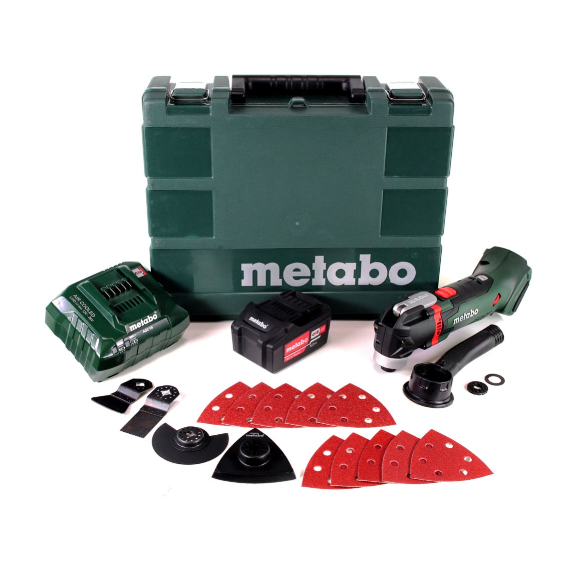 Metabo MT 18 LTX batterie multitool 18V + 1x batterie 5,2Ah + chargeur + mallette