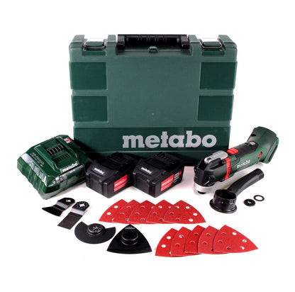 Metabo MT 18 LTX Outil multifonctions sans fil 18V (613021510) + 2x Batteries 5,2Ah + Chargeur + Coffret de transport