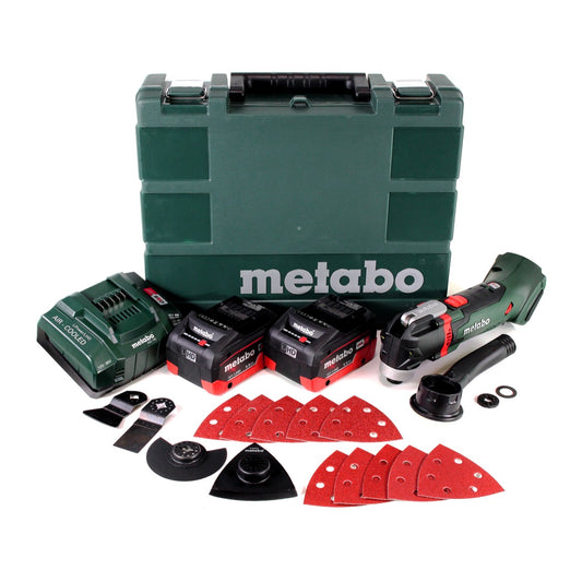 Metabo MT 18 LTX batterie multitool 18V + 2x batteries 5,5Ah + chargeur + mallette