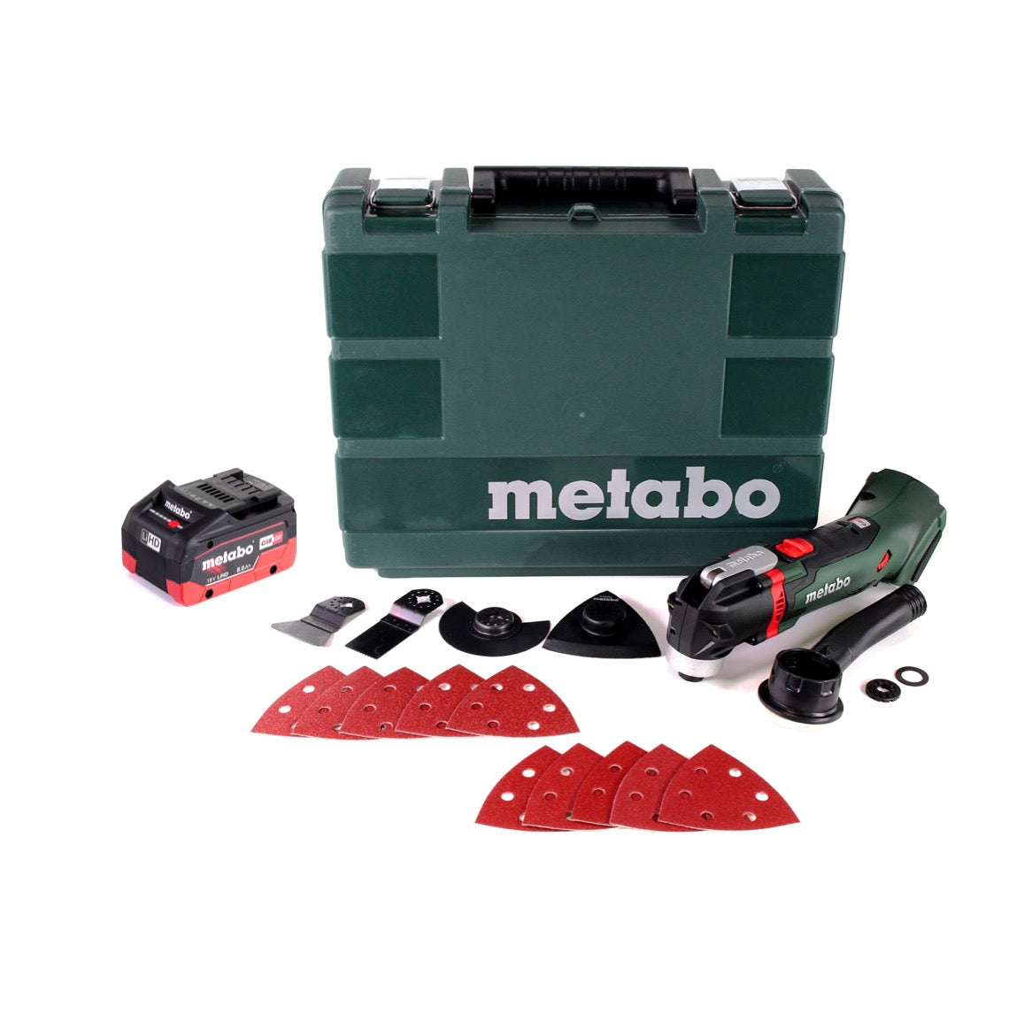 Metabo MT 18 LTX Akku Multitool 18V + 1x Akku 8,0Ah + Koffer - ohne Ladegerät