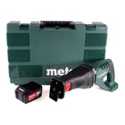 Scie sabre à batterie Metabo ASE 18 LTX + 1x batterie 5,2 Ah + coffret - sans chargeur